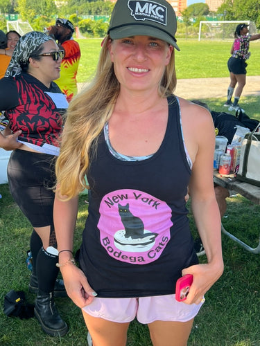 The Bodega Cats RFC Women’s Fitted Racerback Tank Top