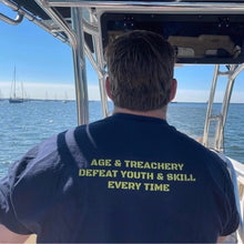 Load image into Gallery viewer, Age &amp; Treachery Old Boys Champion T-Shirt